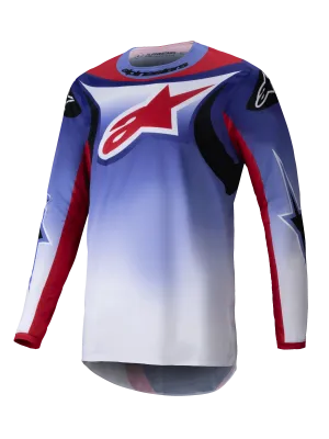 ALPINESTARS 2025 FLUID WURX JERSEY - PURPLE/BRIGHT RED