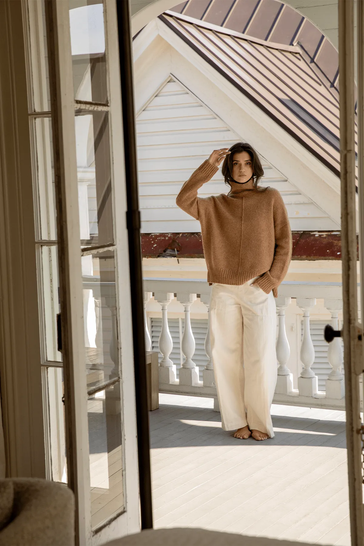 Balade Sweater in Camel