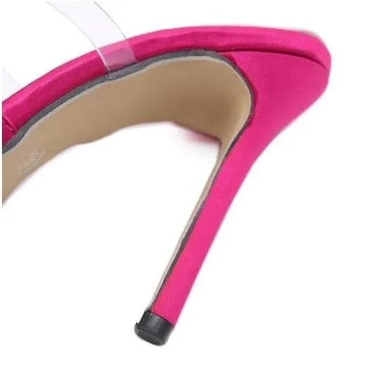 BUTTERFLY-KNOT STILETTO HIGH HEELS