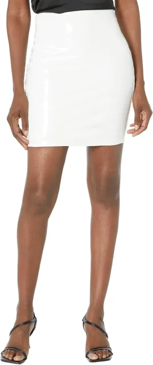 commando Faux Patent Leather Miniskirt SK09