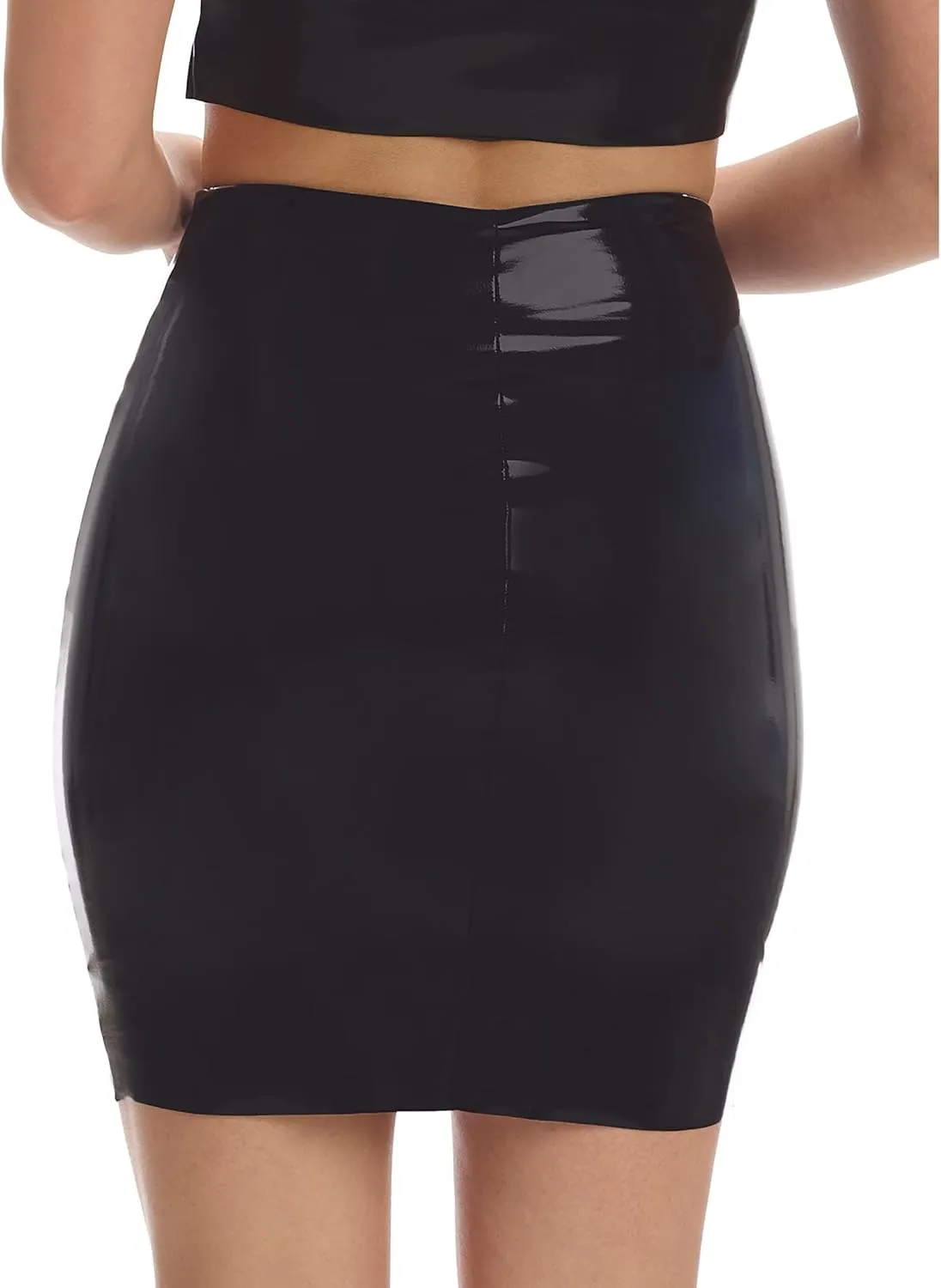 commando Faux Patent Leather Miniskirt SK09