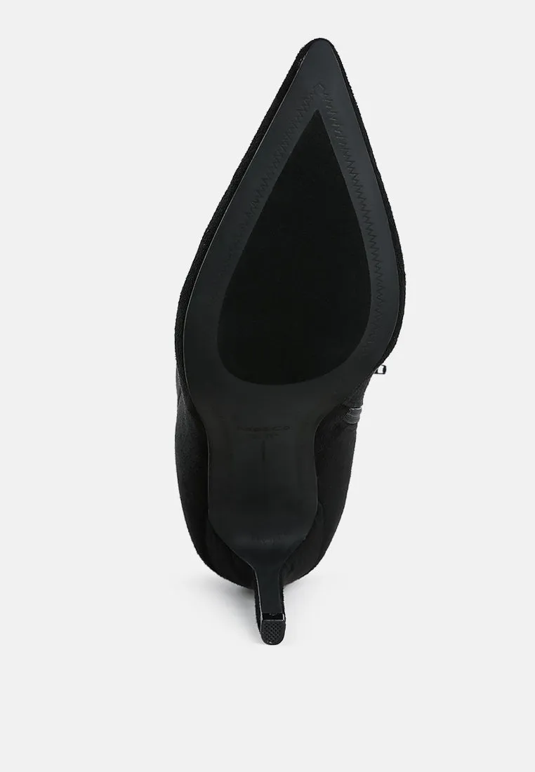 Dapers Bow Detail Ankle Boots