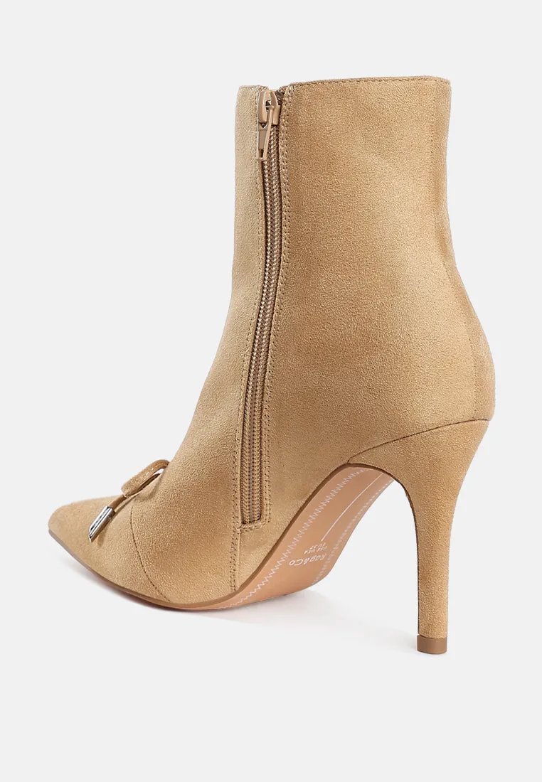 Dapers Bow Detail Ankle Boots