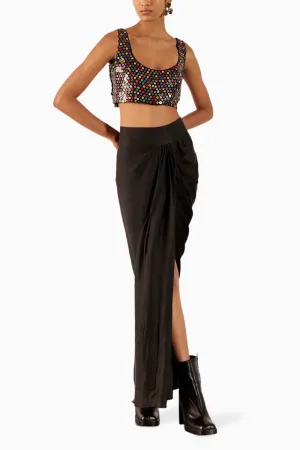 Firefly Blouse And Draped Skirt