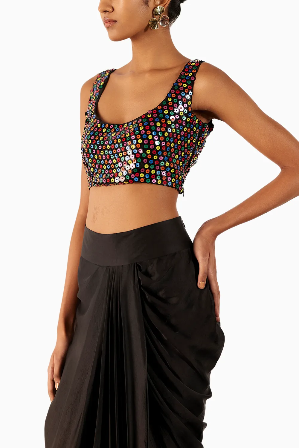 Firefly Blouse And Draped Skirt
