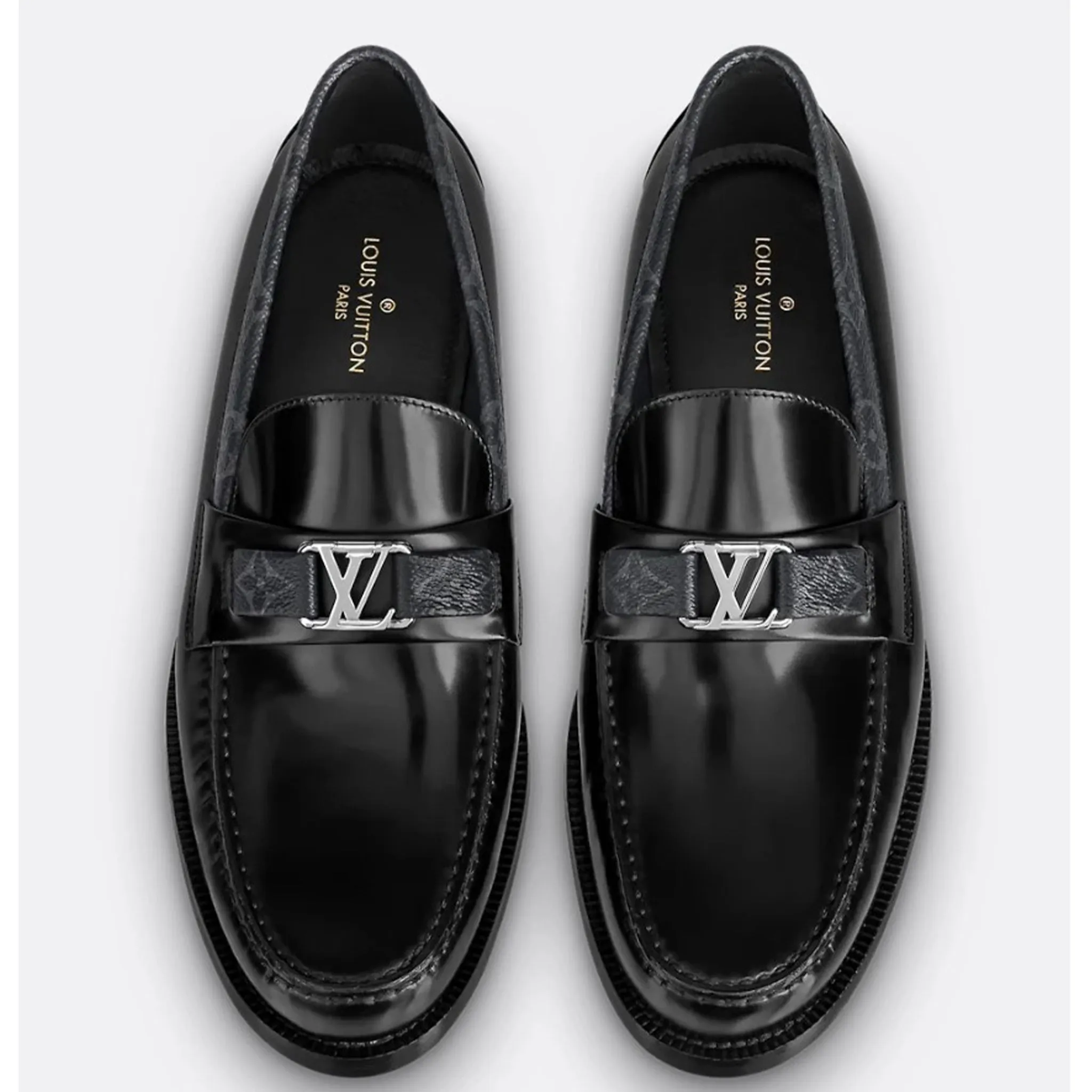 LV Major Moccasin Black