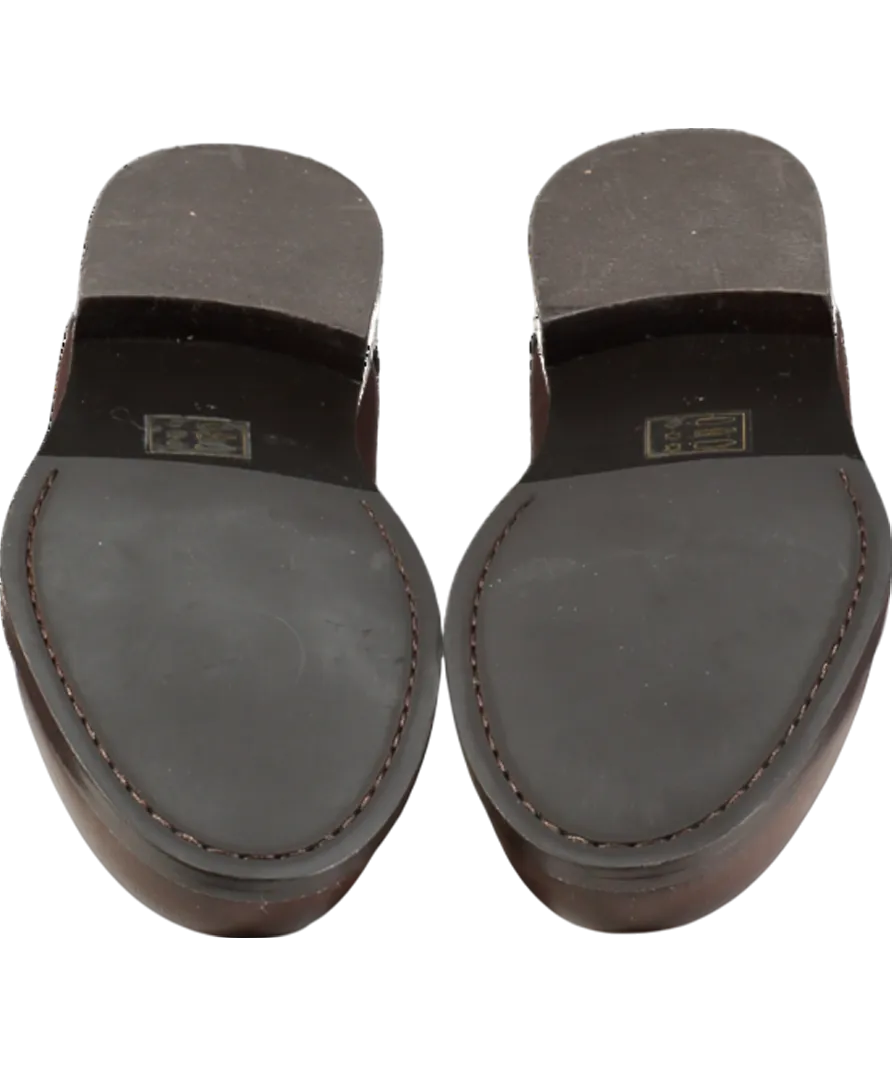Radley London Brown Burlington Row Leather Two-tone Loafers UK 8 EU 41 