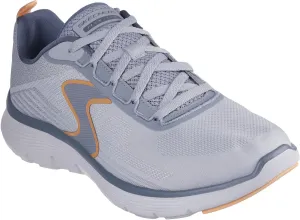 Skechers - Mens Flex Advantage 5.0 - Spreelo Sneakers, Color Gray/Orange, Size: 8.5 W US